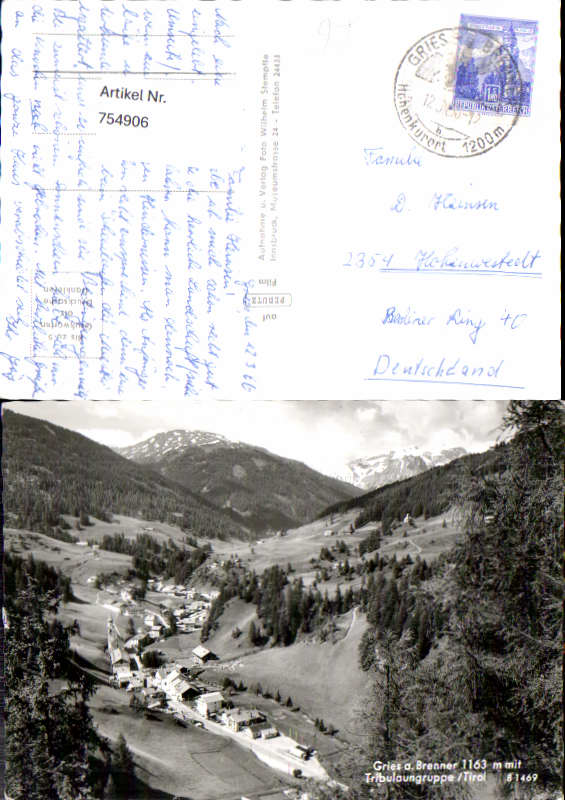 alte Ansichtskarte