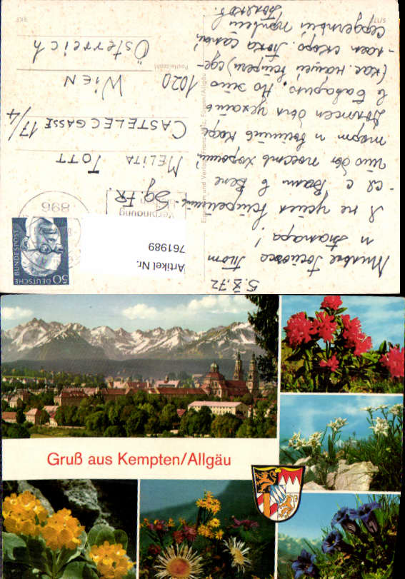 alte Ansichtskarte