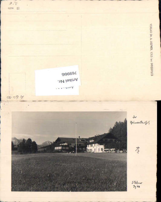 alte Ansichtskarte