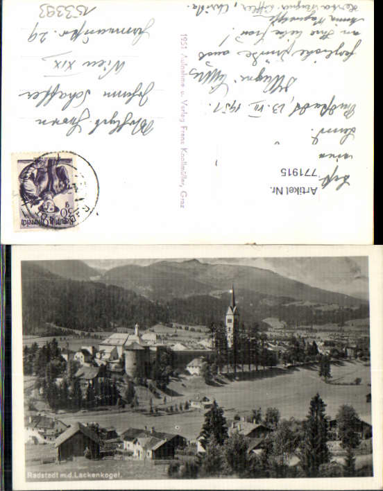 alte Ansichtskarte