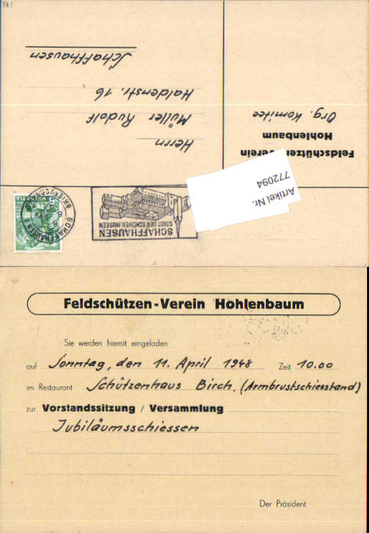 alte Ansichtskarte