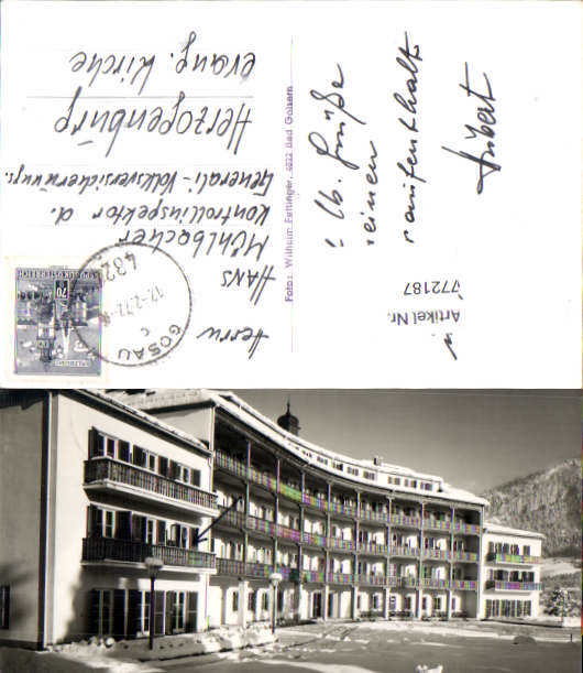 alte Ansichtskarte