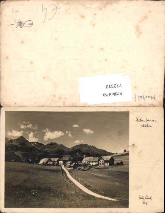 alte Ansichtskarte