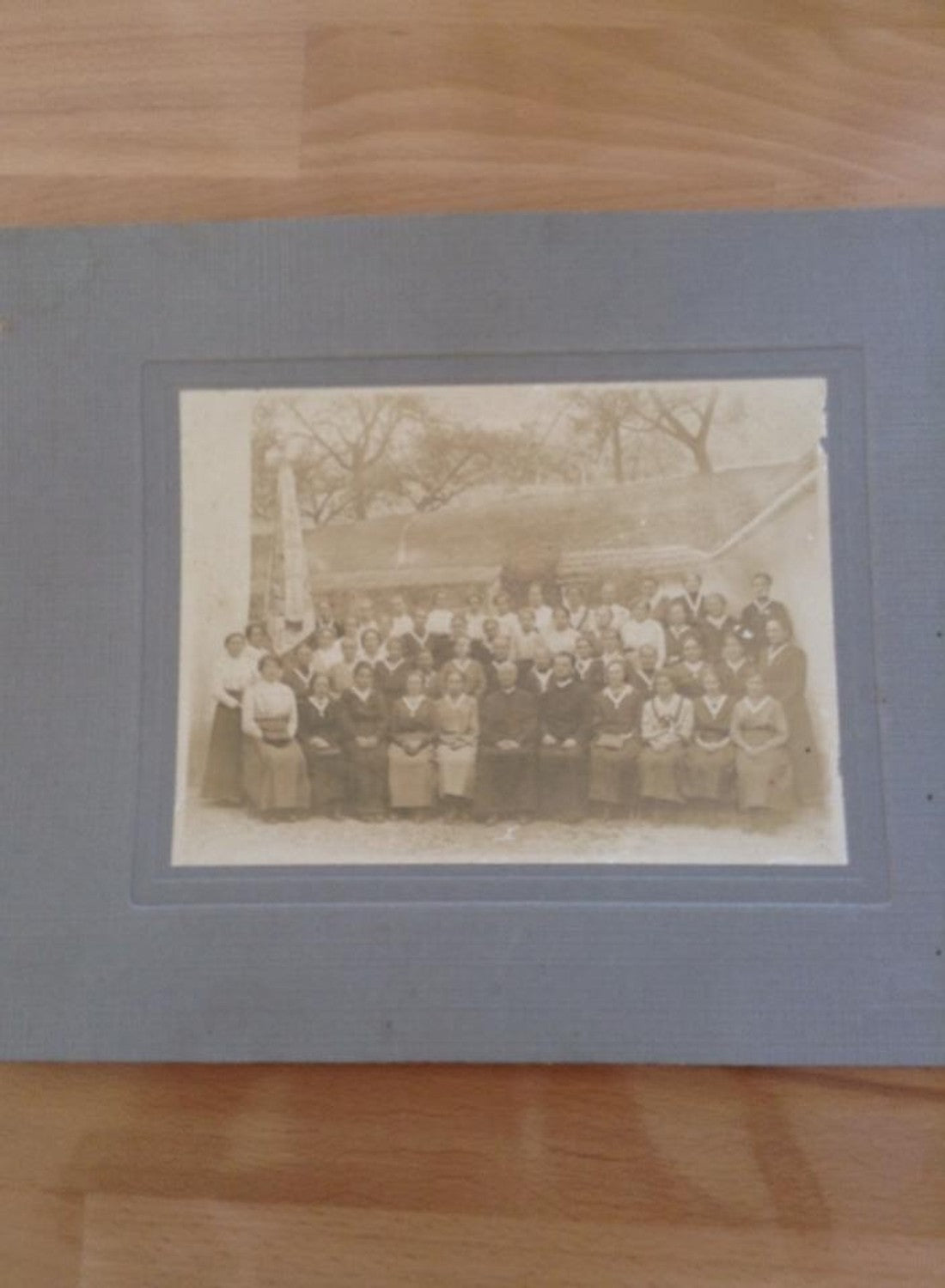 Grosses Foto Fest Maria Weinberger Ertl bei St. Peter in der Au 1907 Priester Fahne