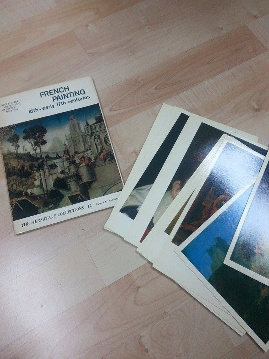 Folderbook 16 pc. French Painting Hermitage Collections 12 Aurora Art Publishers